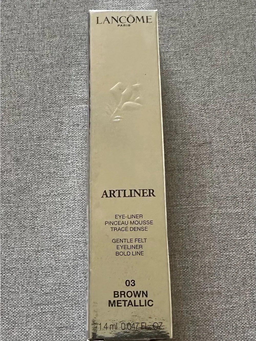 Lancôme Artliner Liquid Eyeliner – 03 Brown Metallic (New in Box)